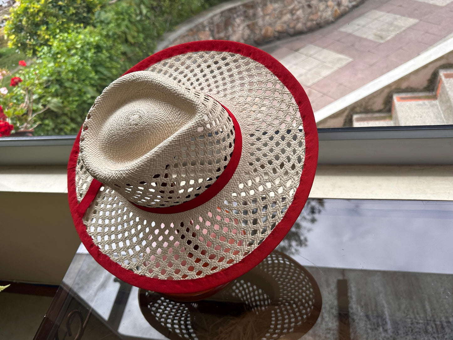 Genuine Panama Hat Classic Toquilla Hat- Gota de Agua- Lattice