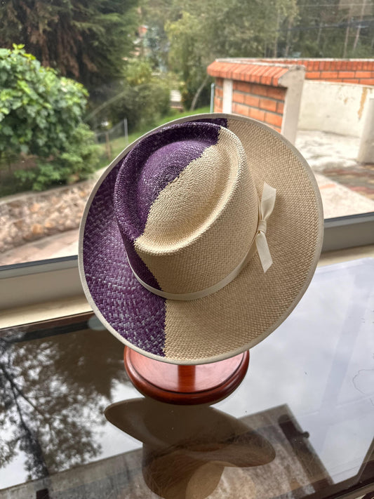 Genuine Panama Hat Classic Toquilla Hat- Barberan- Bicolor