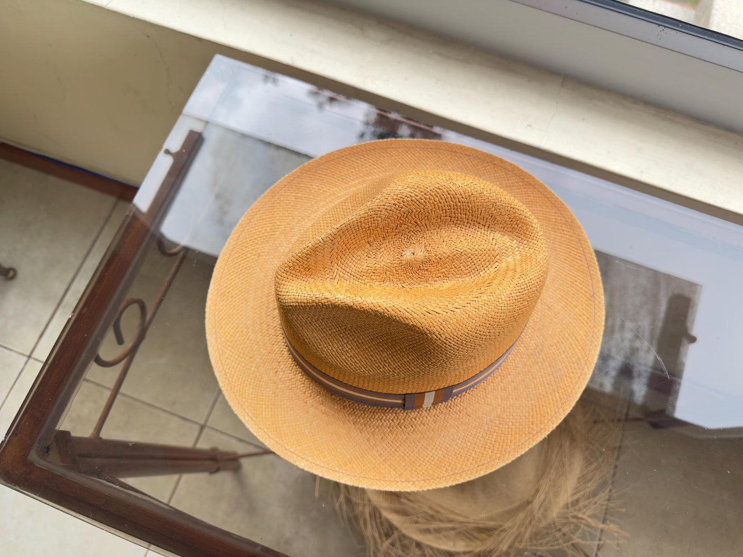 Genuine Panama Hat Classic Toquilla Hat- Forma N- Tan