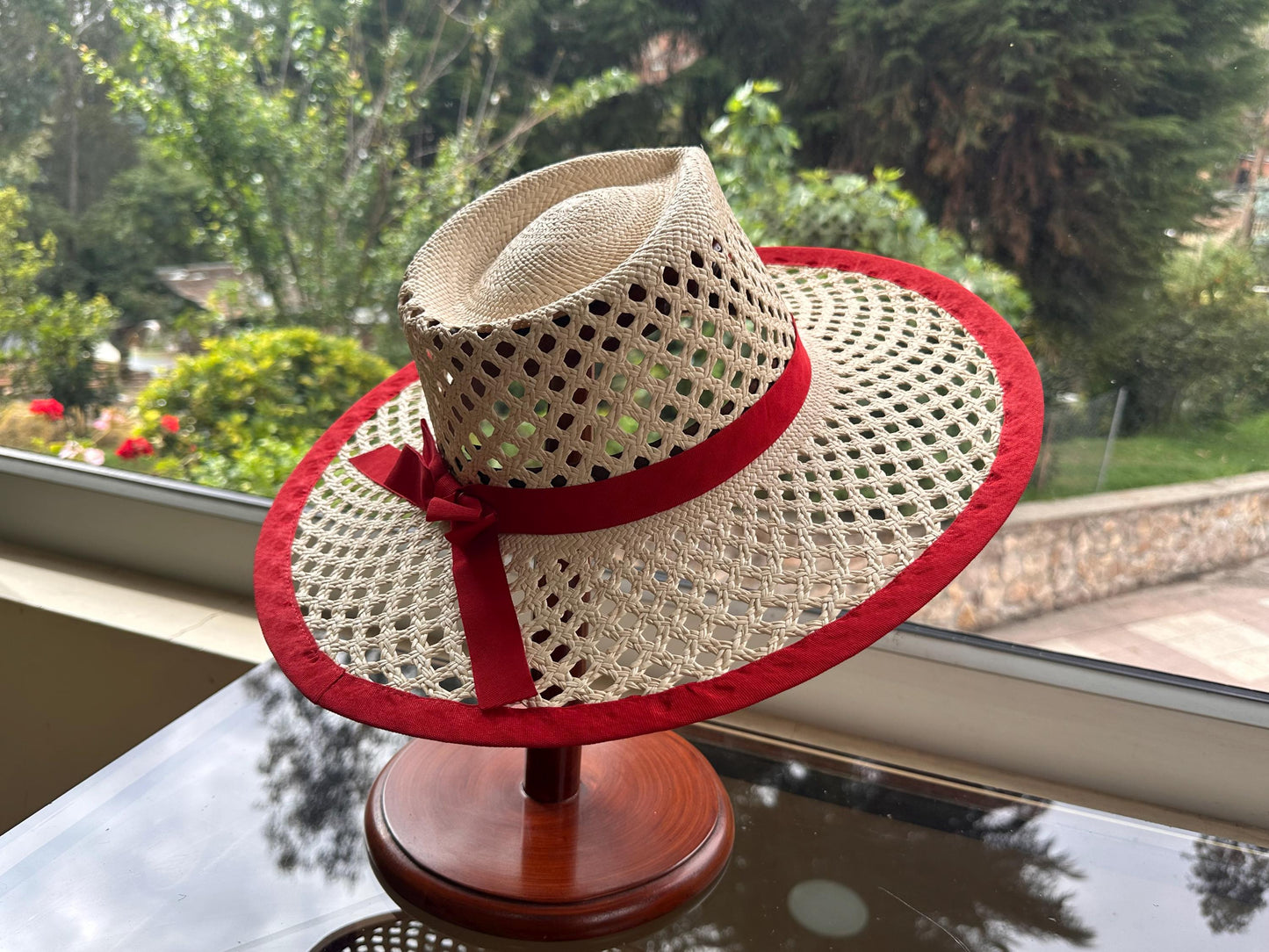 Genuine Panama Hat Classic Toquilla Hat- Gota de Agua- Lattice
